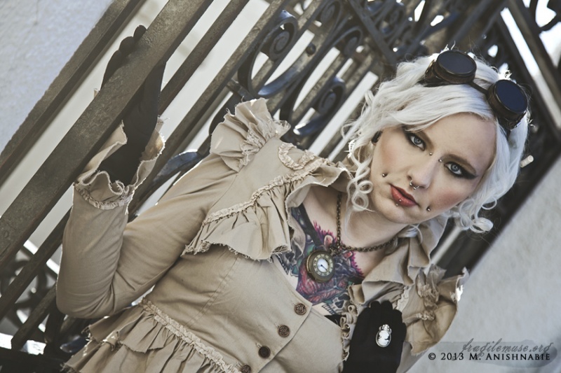 Female model photo shoot of Dera Veinot by fragilemuse in Toronto, Ontario