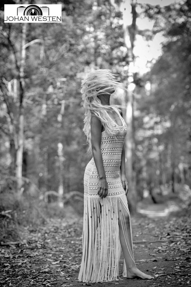 Female model photo shoot of amanda 23 in forest