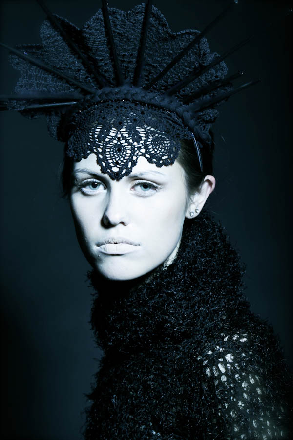 Female model photo shoot of Jade Noir, clothing designed by Samantha Plasencia