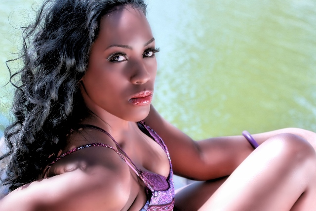 Female model photo shoot of Ashley  Webber- Gamboa by The BizBabe Inc, makeup by amiKi 