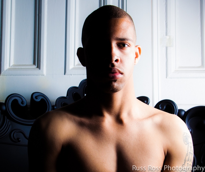 Male model photo shoot of Jamel Tyre by Russ Ross Photography