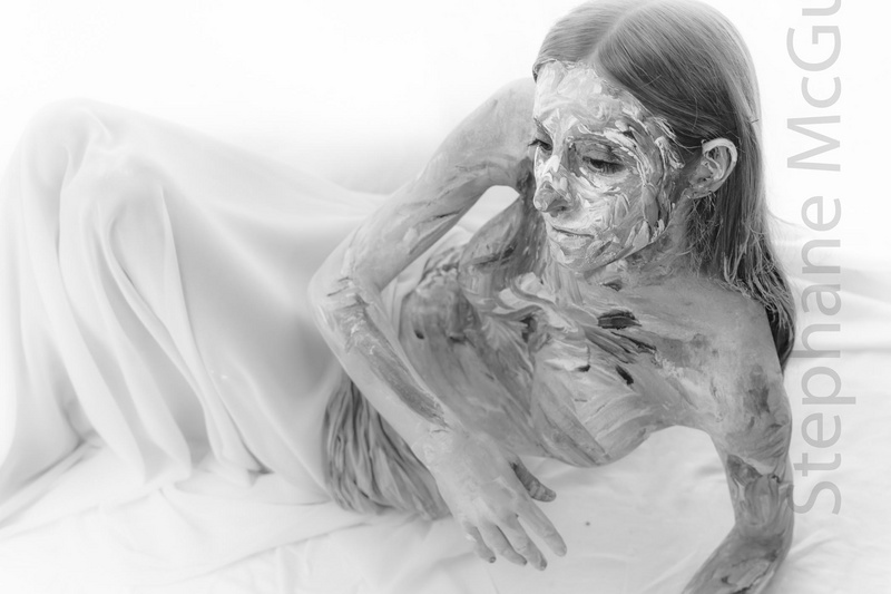 Female model photo shoot of Distorted Angel by Stephane McGuire in Toronto studio shoot