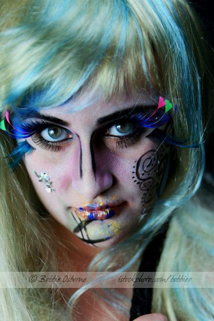 Female model photo shoot of GlamGore Makeup by BobbieO in Davenport, IA