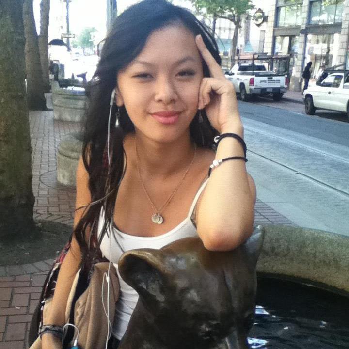 Female model photo shoot of Maimei in Downtown Portland