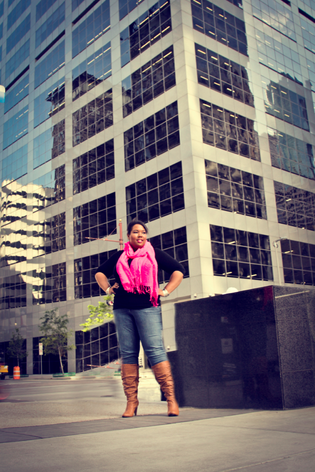 Female model photo shoot of Laura Jane Frances by mariaalducin in Chase Tower Houston, Tx