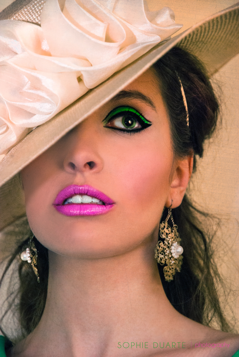Female model photo shoot of AndreiaNeves Make Up