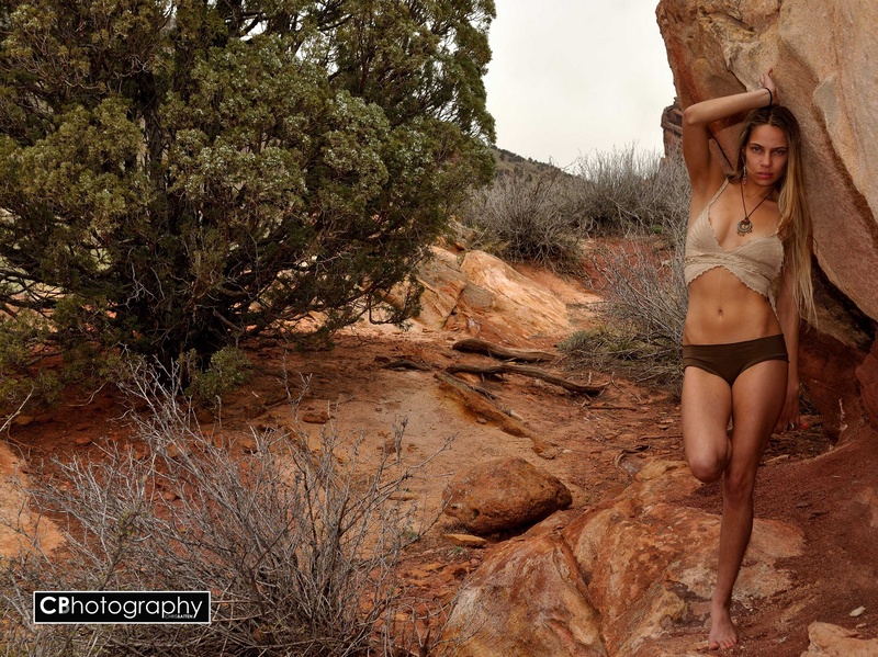 Male and Female model photo shoot of ChrisBattenPhotography and Alethea D in Red Rocks, CO