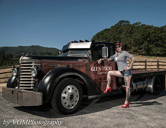 Male and Female model photo shoot of VGMPhotography and Foxy Lady Luck in Glen Ellen Ca