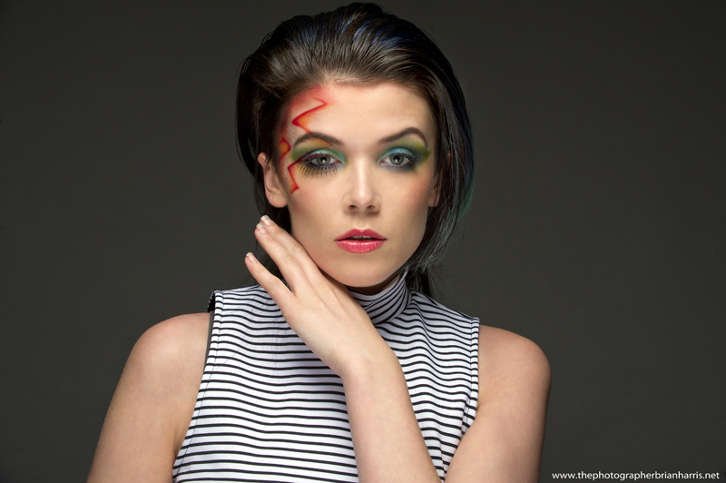 Female model photo shoot of Megan Darkes by The Tog Brian Harris, makeup by Kristiana Zaula