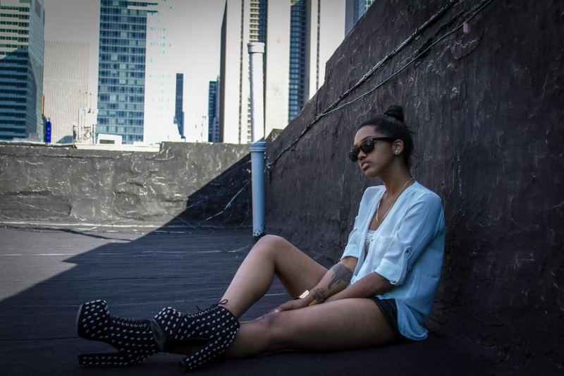 Female model photo shoot of Jasmin cash in NEW YORK CITY