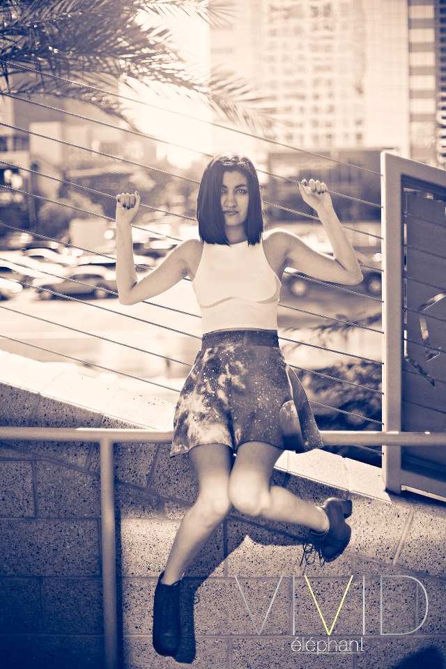 Female model photo shoot of ElectricKiss in Downtown Phoenix