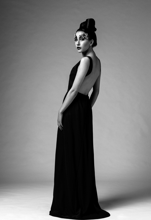 Female model photo shoot of Zeena Muhssin by John Scully, makeup by Ana Wickham