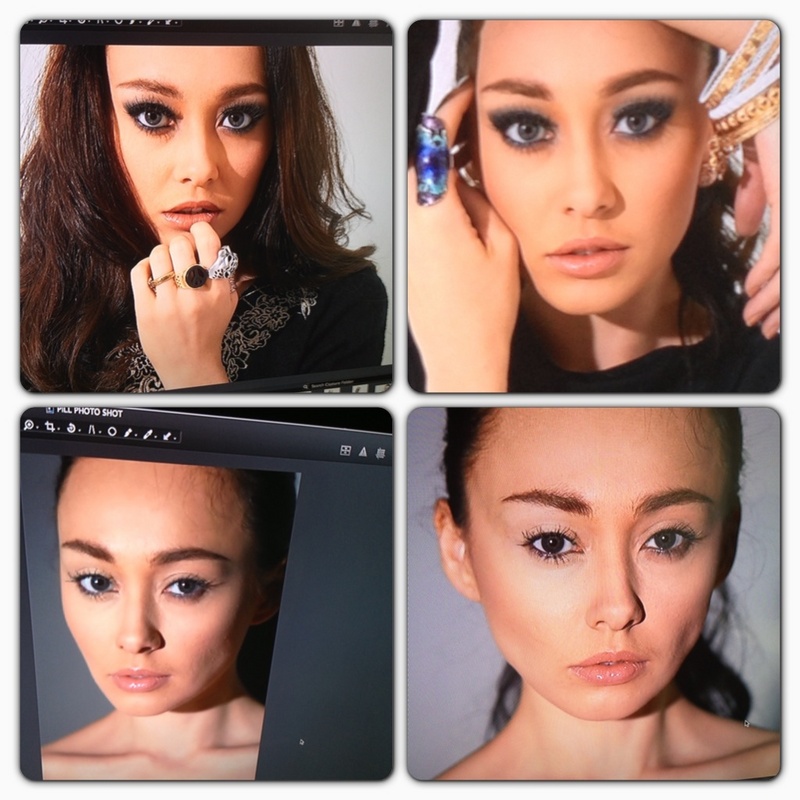 Female model photo shoot of Arizona Makeup Artist