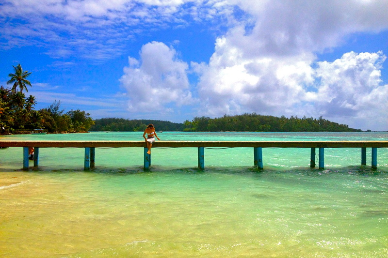 Female model photo shoot of jillcaitlin2 in Moorea, Tahiti
