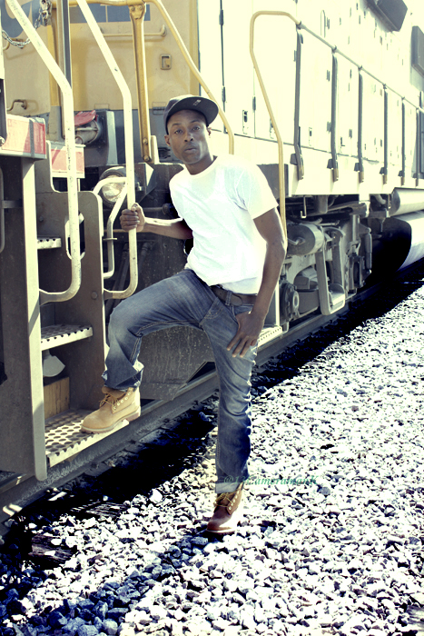Male model photo shoot of cameraman K and Trouble Waters in Oburg, SC