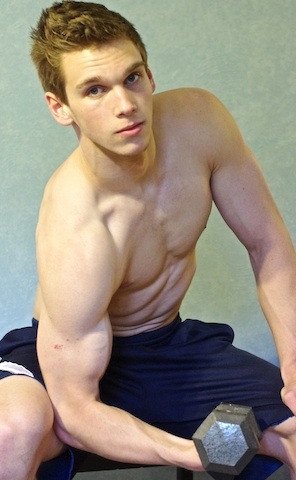 Male model photo shoot of Eli Agnew in Basement