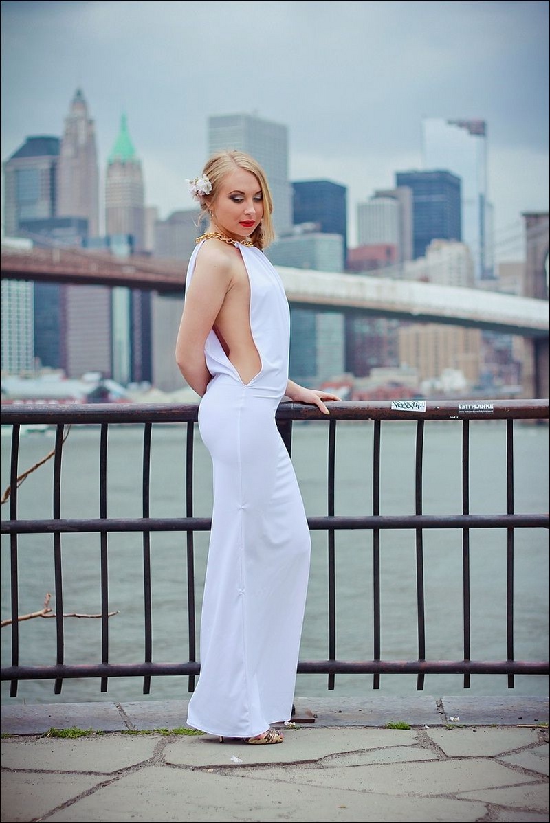Female model photo shoot of Lyons New York in NYC