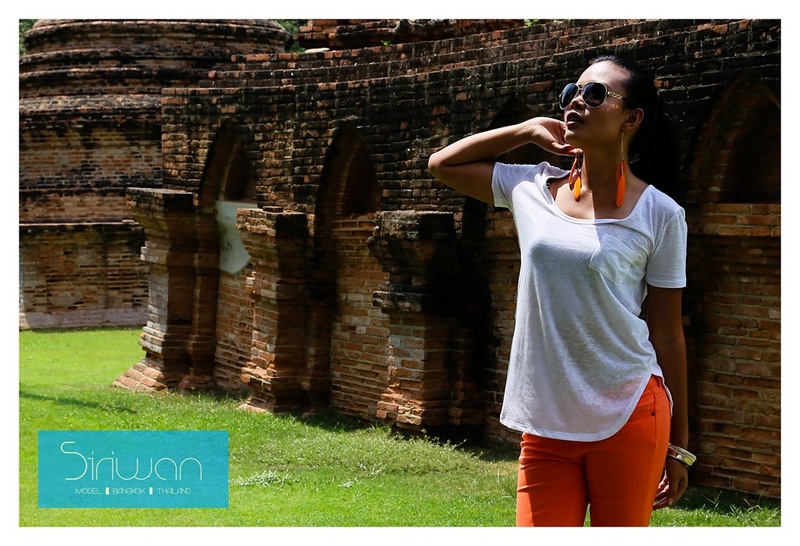 Female model photo shoot of Siriwan Model by JeanCharles Photography in Ayutthaya, Thailand