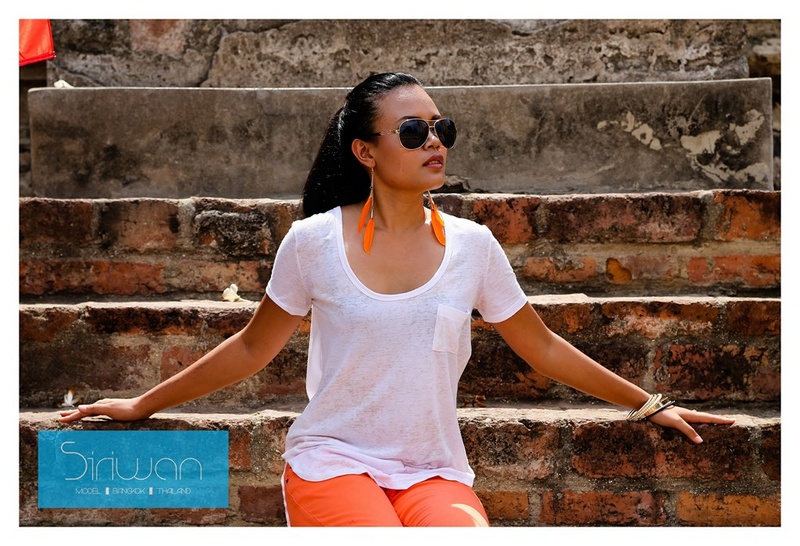 Female model photo shoot of Siriwan Model by JeanCharles Photography in Ayutthaya, Thailand