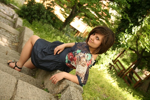 Female model photo shoot of Milena Katermova in Plovdiv,Bulgaria