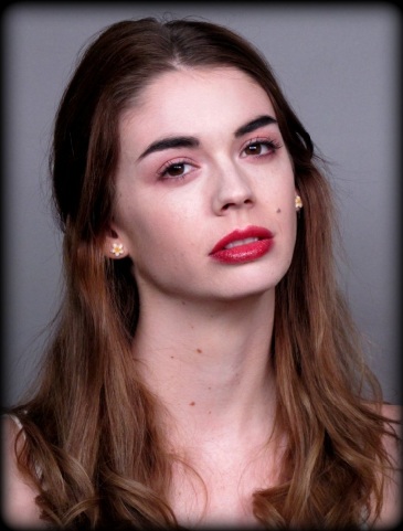 Female model photo shoot of Fiona Cain Makeup