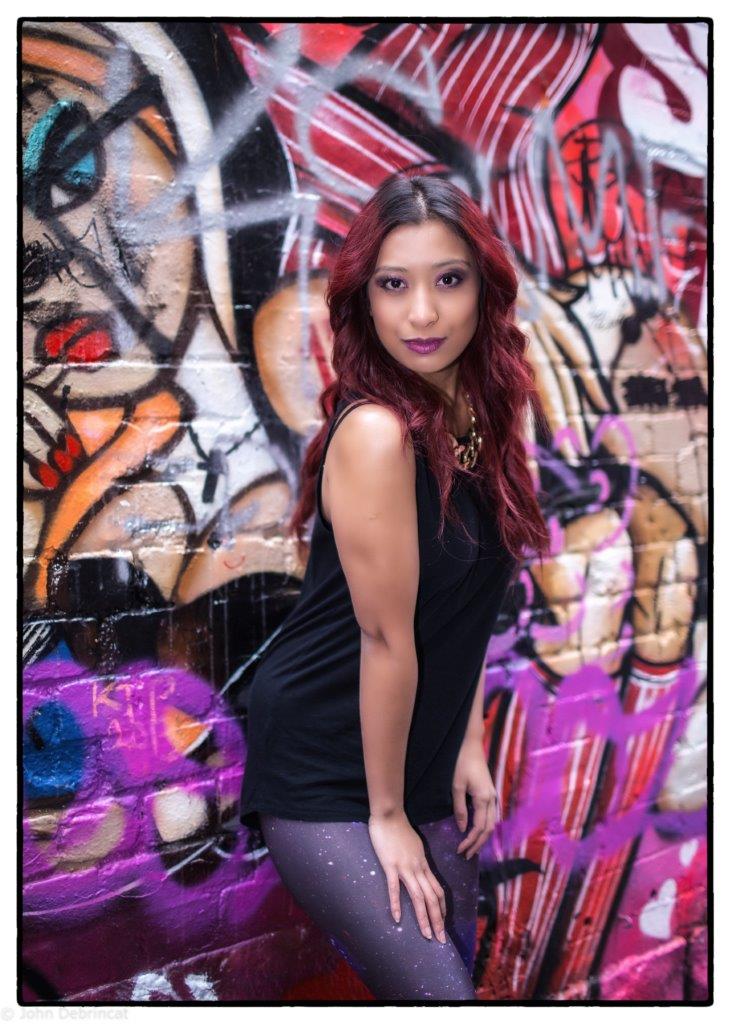 Female model photo shoot of Geriew in Melbourne CBD