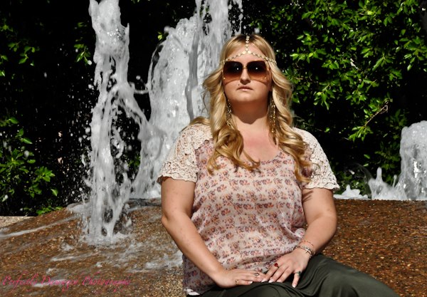 Female model photo shoot of Katie Lou Belle in Scottsdale Civic Center Park