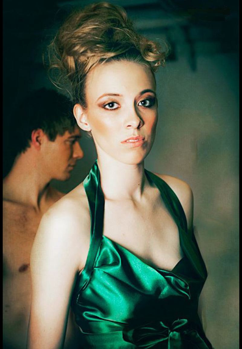 Female model photo shoot of Carlie Metz-Hairstylist