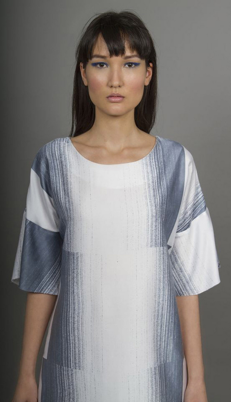 Female model photo shoot of Kim Cleaver, clothing designed by Chloe Liu