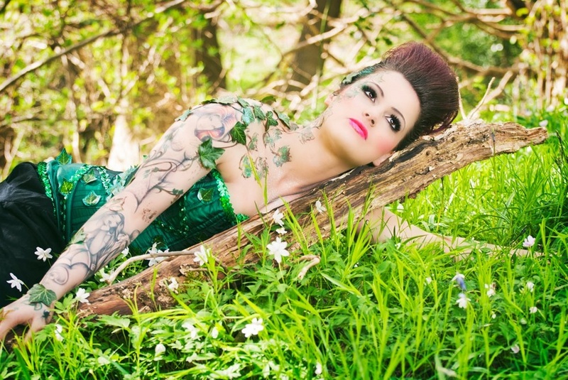 Female model photo shoot of Ivy Alternative Widow in County Durham
