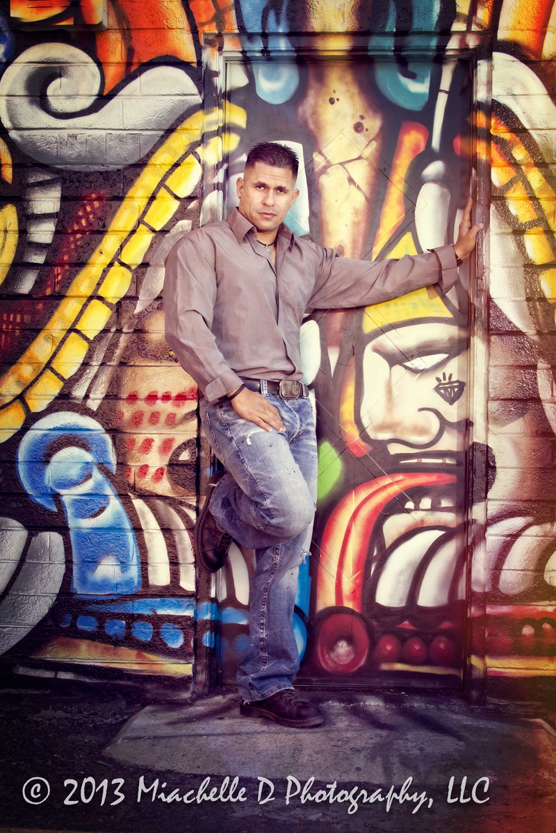 Female and Male model photo shoot of Miachelle D Photography and latinomodel in Barrio Queen, Phoenix, AZ