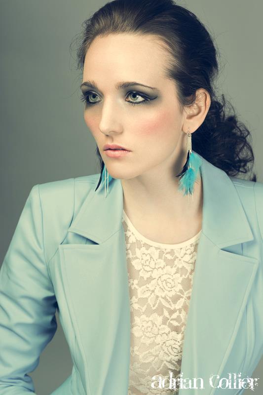 Female model photo shoot of smRamella in Adrian Collier's Studio