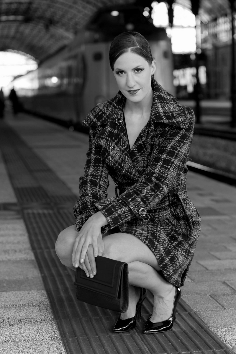 Female model photo shoot of Femke Ceres in The Hague Hollands Spoor