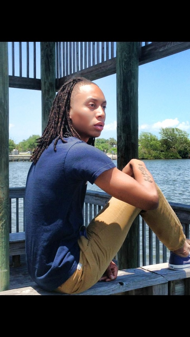 Male model photo shoot of Marcus Brinson  in Cocoa village river front
