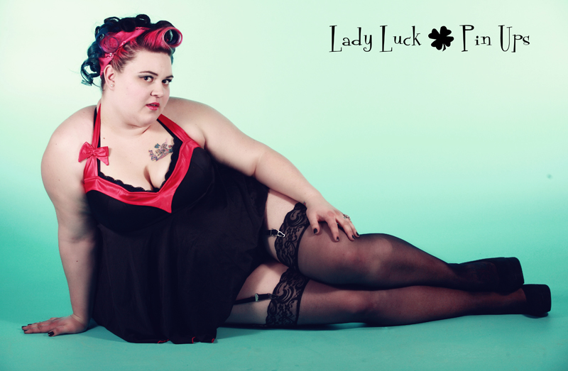 Female model photo shoot of MissCherryKissxo by Lady Luck Pin Ups