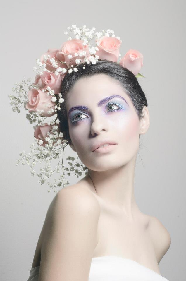 Female model photo shoot of Think Jenn Makeup by Laura Pol