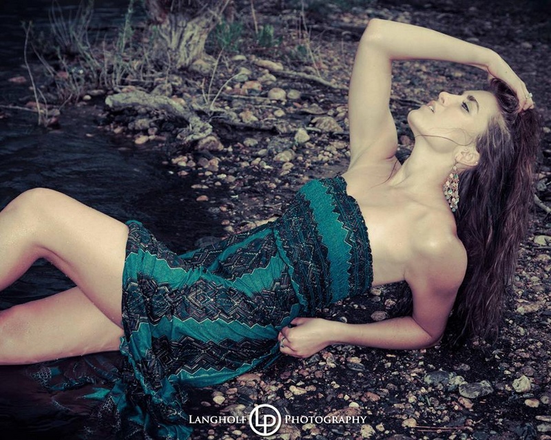 Female model photo shoot of BluJay by Langholf