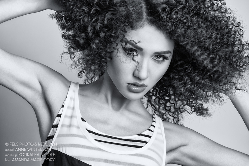 Female model photo shoot of Anne Winterson by FELS, makeup by Kouralea Nicole
