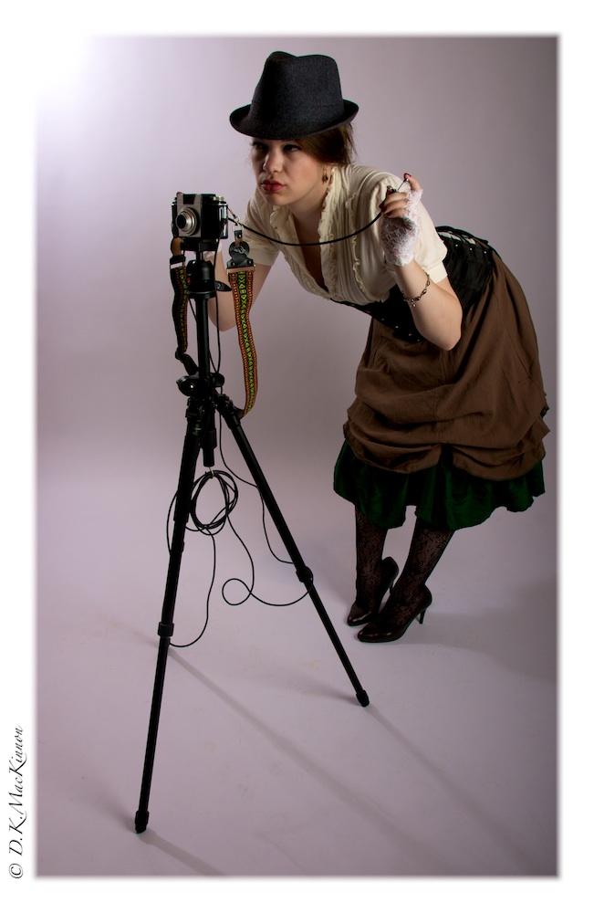 Female model photo shoot of Miss Calamity by David MacKinnon