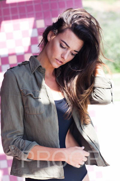 Female model photo shoot of Aga Jakubowski in Malibu