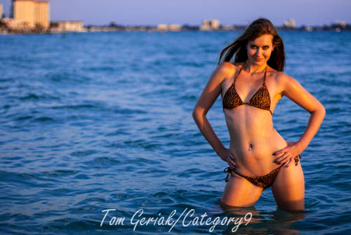 Male and Female model photo shoot of Category 9 Photography and Ronja Hrustelj in Lido Key, FL