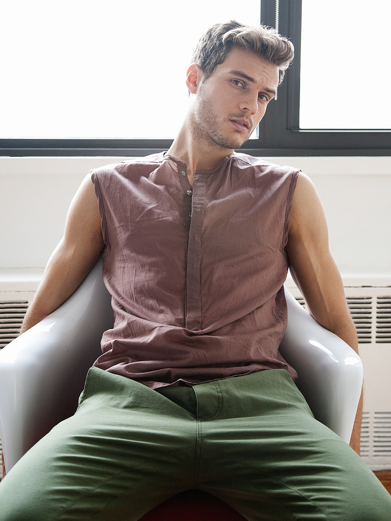 Male model photo shoot of Paul Reitz  in Jane St., NYC | stylist: GIORGIO AMMIRABILE
