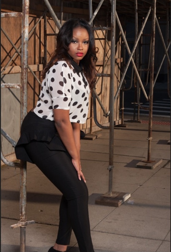 Female model photo shoot of Crystal Shemere in Downtown Detroit, MI