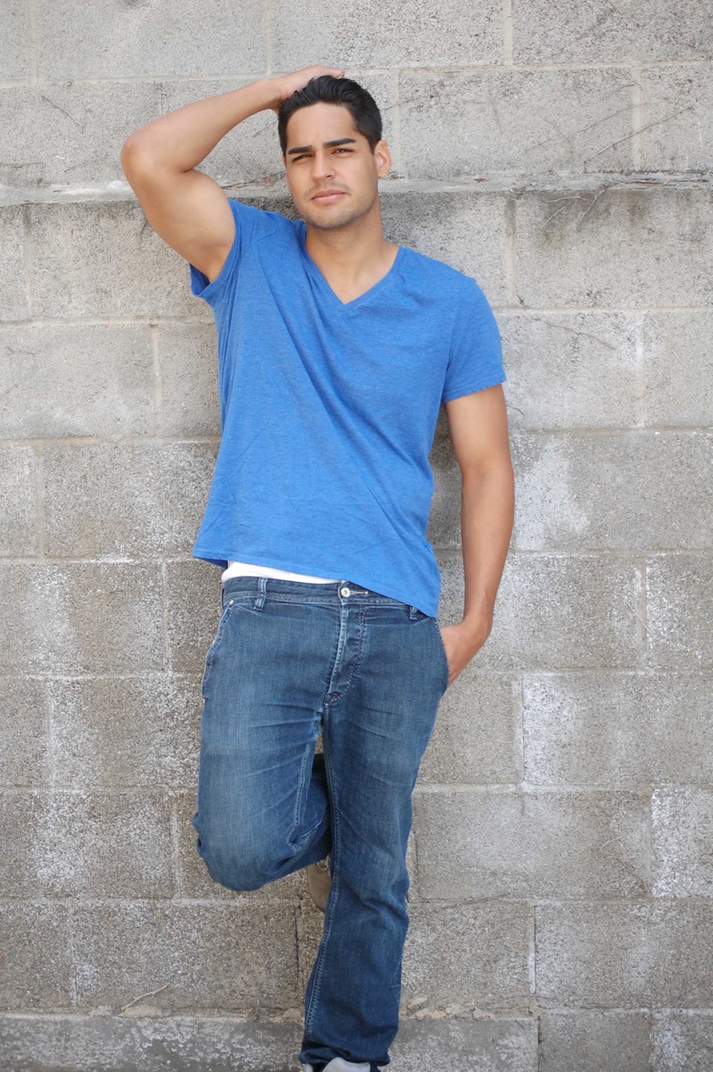 Male model photo shoot of Ramiro Sanchez in santa Monica