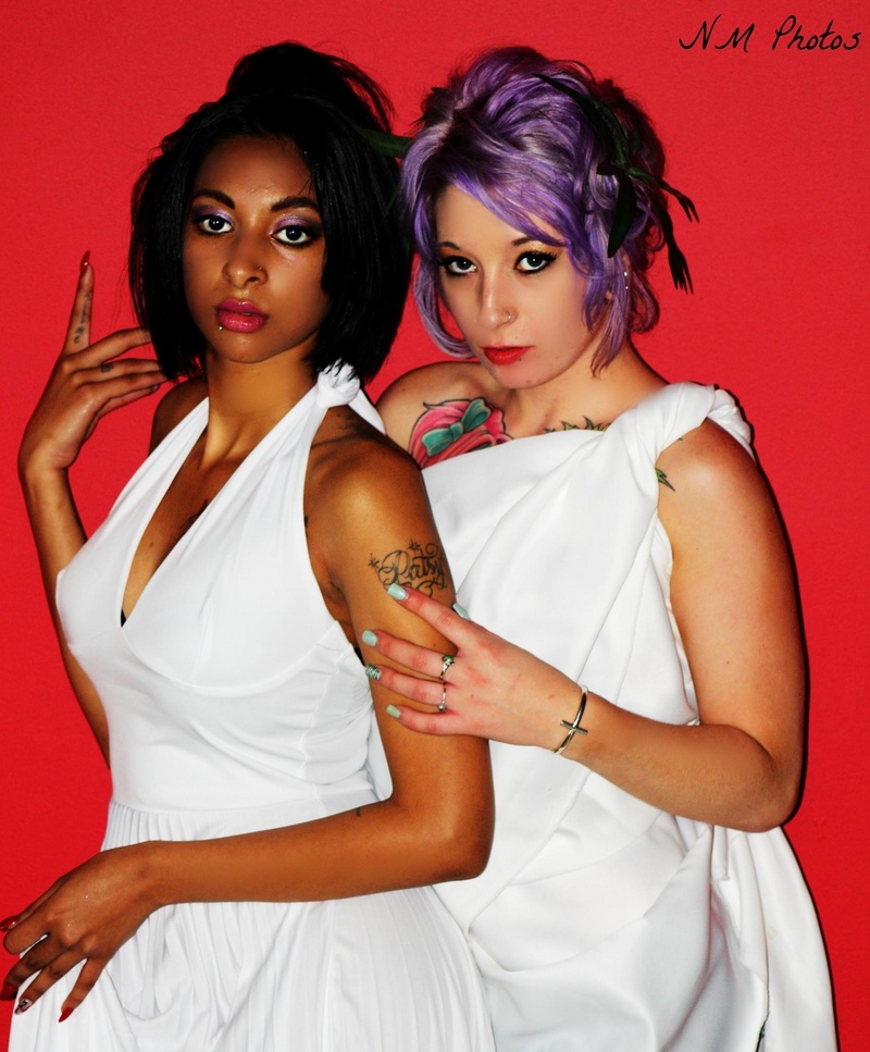 Female model photo shoot of Feliciashairmakeup and Baileigh Rae by Nik Marie31, hair styled by Amber Wrightington