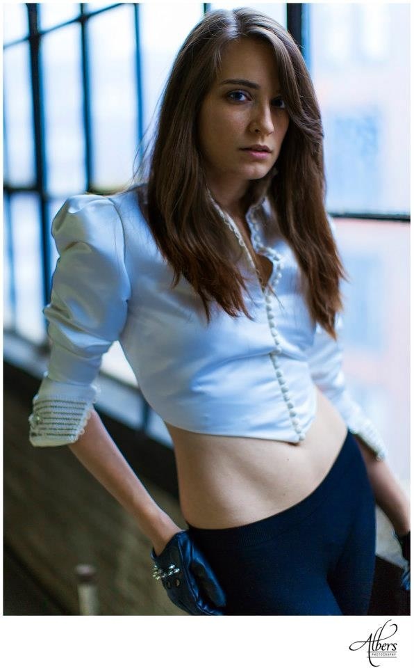 Female model photo shoot of Kimberly Diane in Globe Building