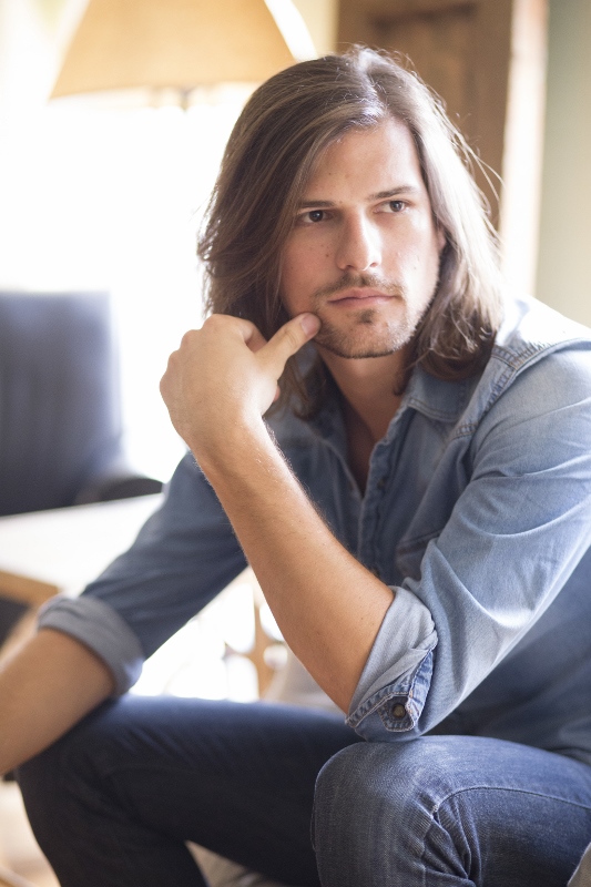 Male model photo shoot of Daniel McGraw by Sammie Saxon in Columbus, GA Iron Bank Coffee House