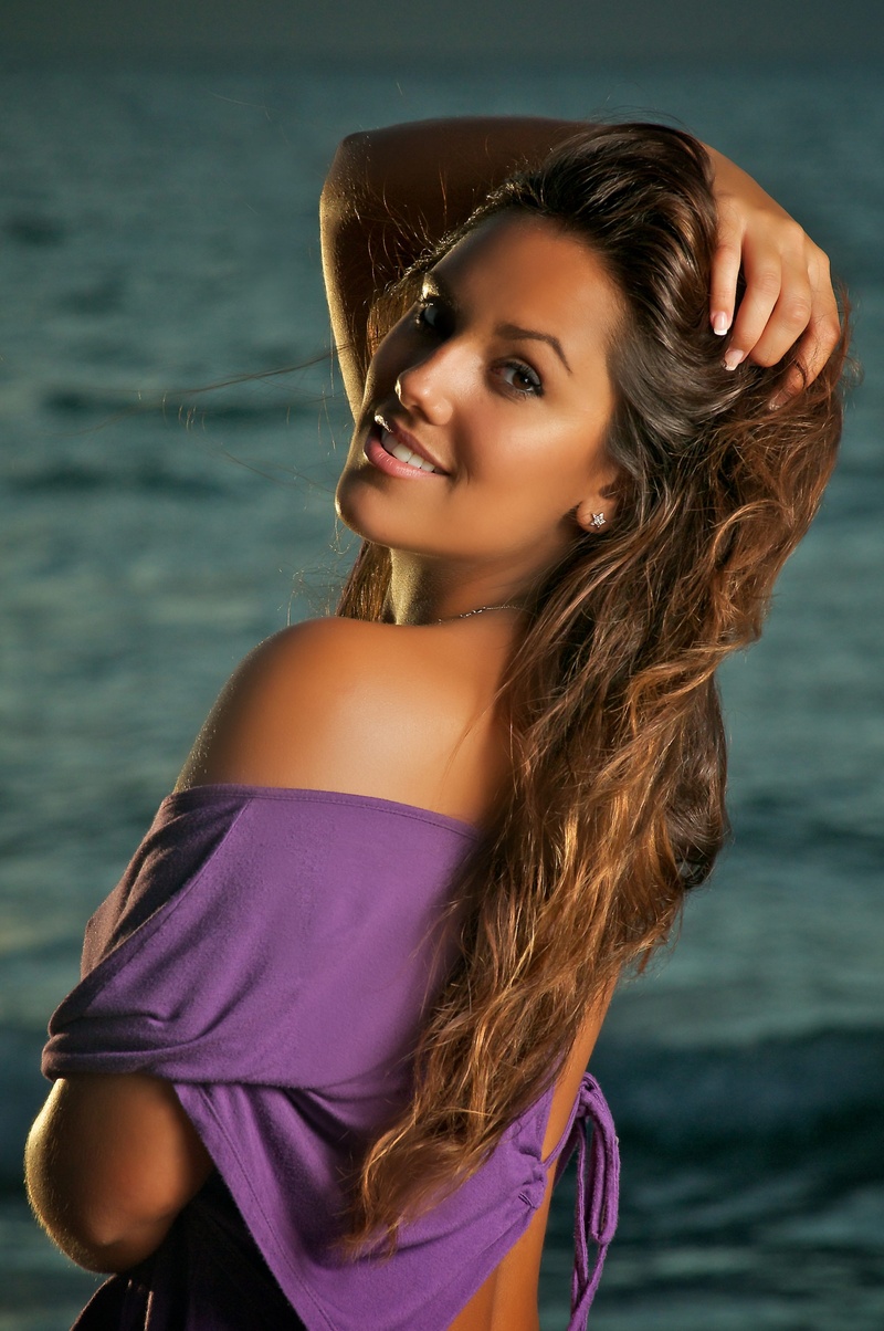 Female model photo shoot of Louise CJ in South Beach - Miami