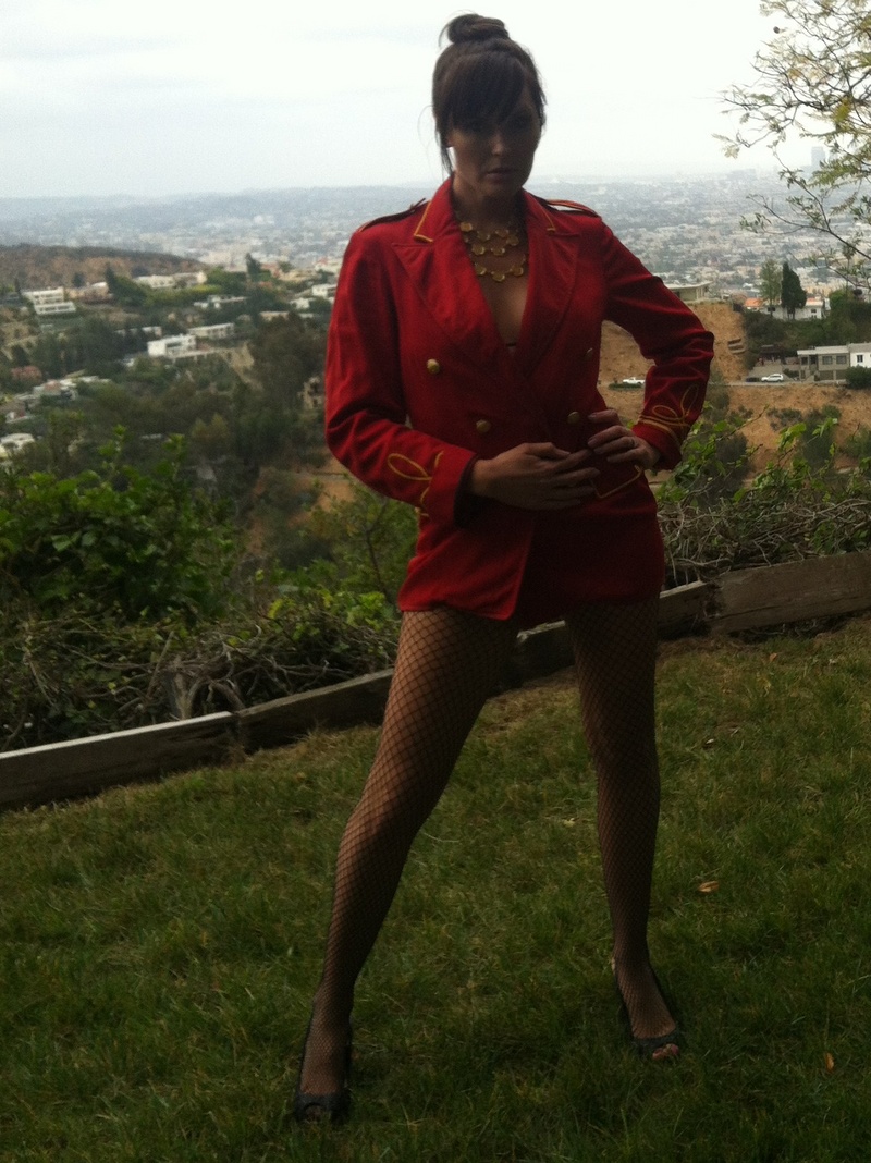 Female model photo shoot of Sara Prok in hollywood hills
