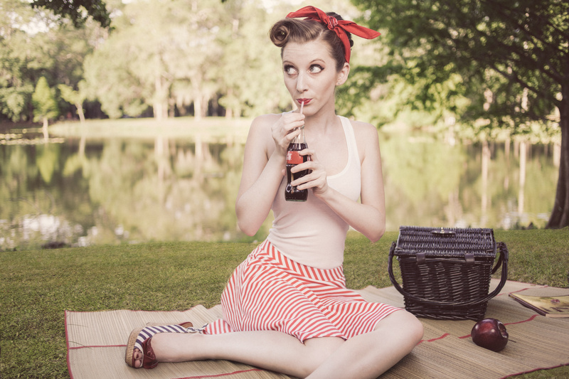 Female model photo shoot of Bridgette Earney by Mac Delva in John Chestnut Park